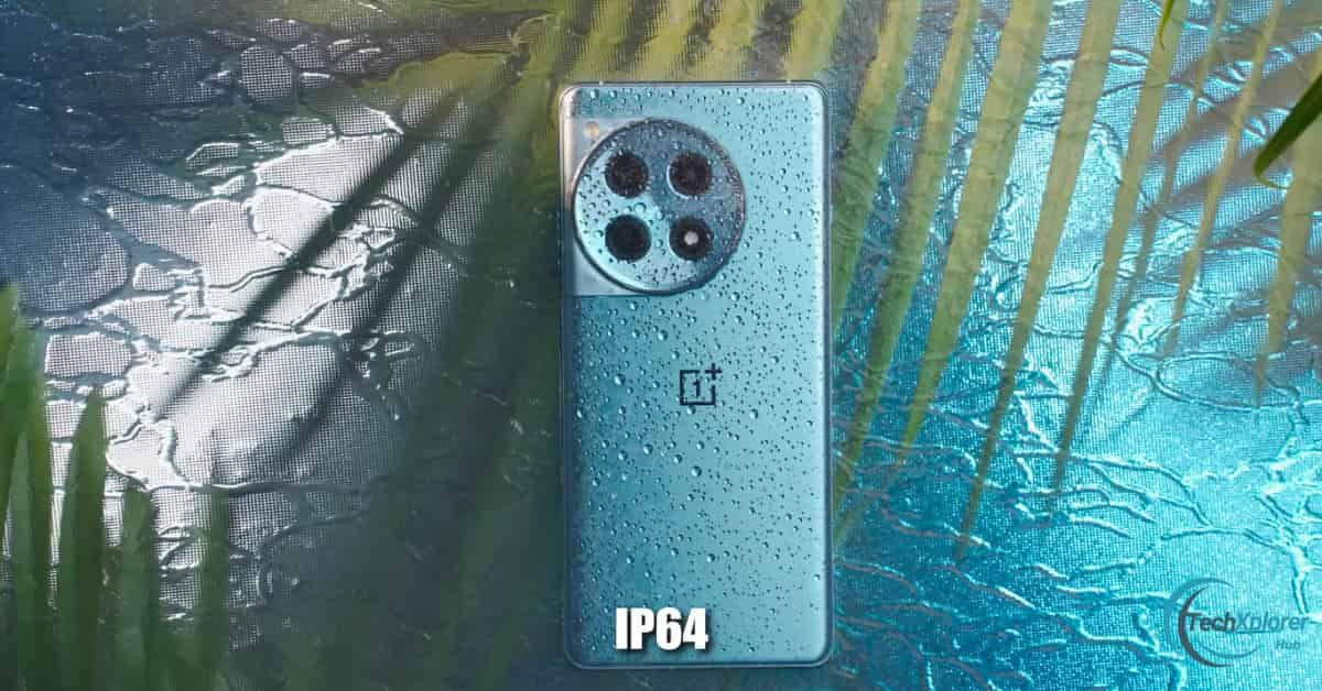 IP64 water and dust resistance rating, which is good for use in light rain and dusty environments.